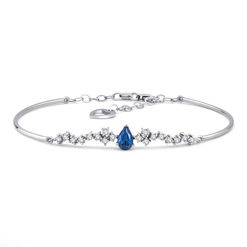 0.80 Karat Safir Pırlanta Bileklik