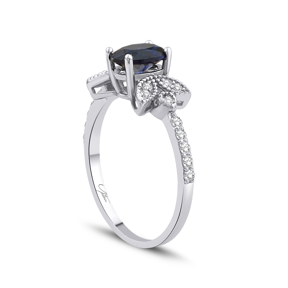 1.20 Karat Safir Pırlanta Yüzük