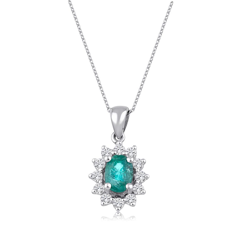 2.05 Karat Zümrüt Pırlanta Set