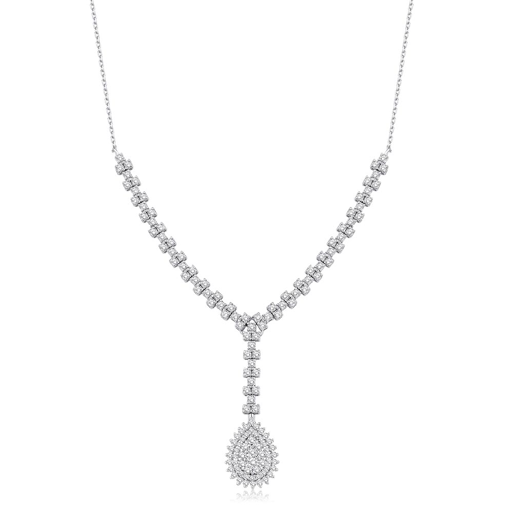 2.45 Karat Pırlanta Fantezi Damla Set