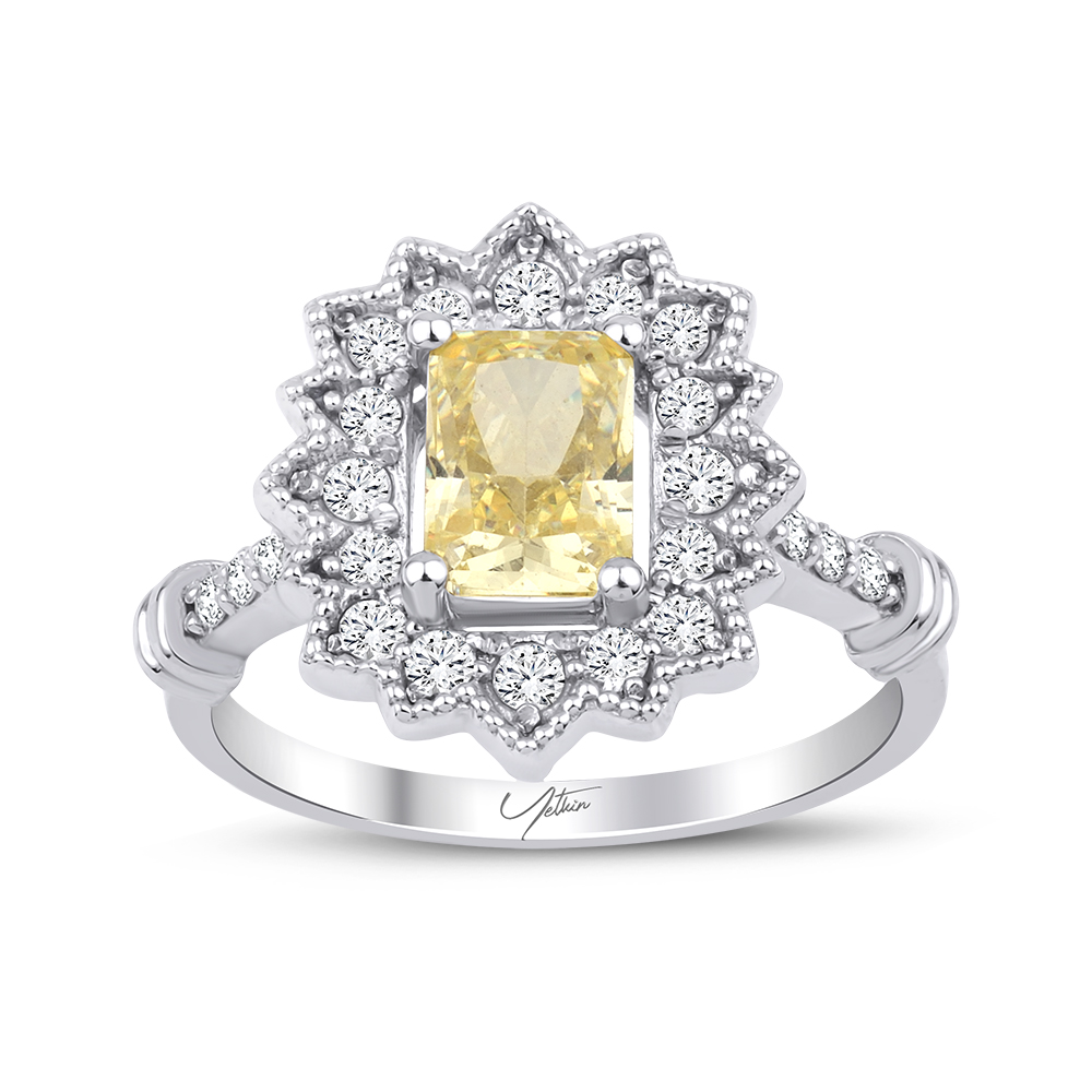 2.50 Karat Fancy Yellow Pırlanta Yüzük