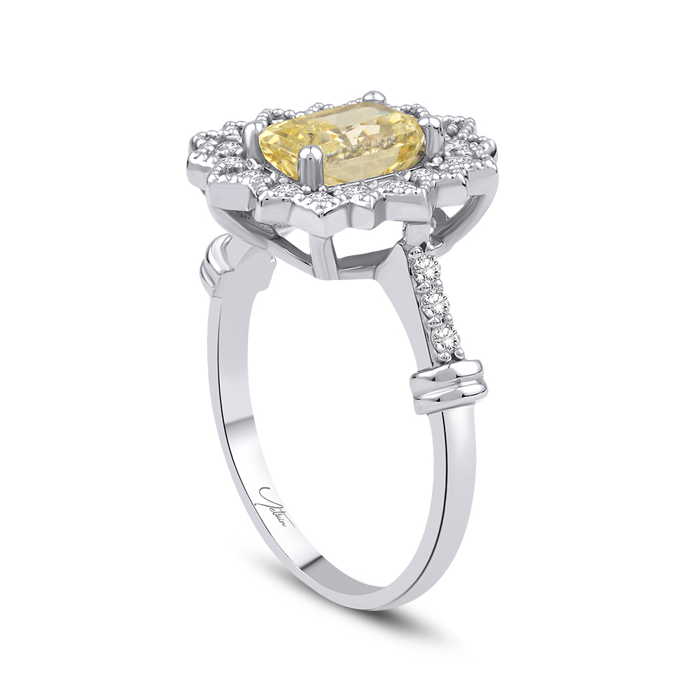 2.50 Karat Fancy Yellow Pırlanta Yüzük