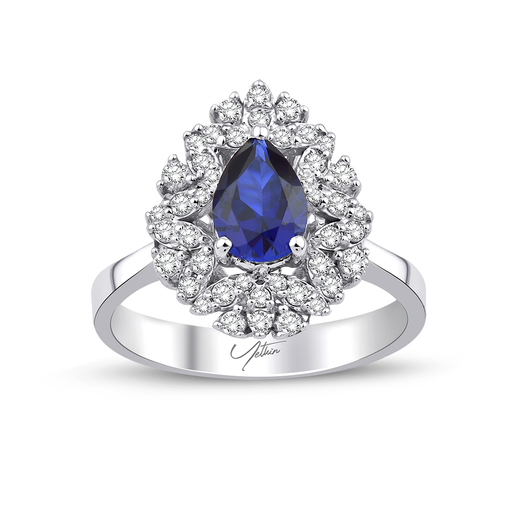 4.80 Karat Pırlanta Safir Set