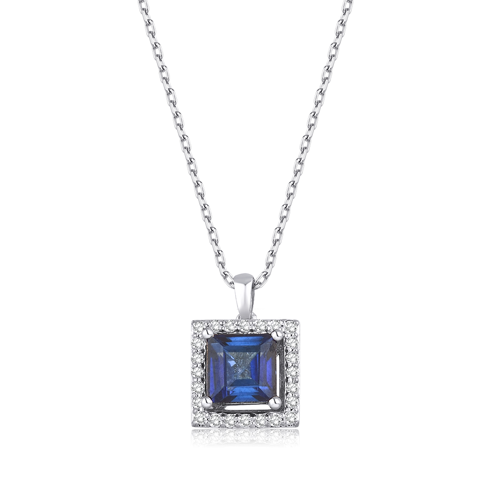 7.61 Karat Pırlanta Safir Set