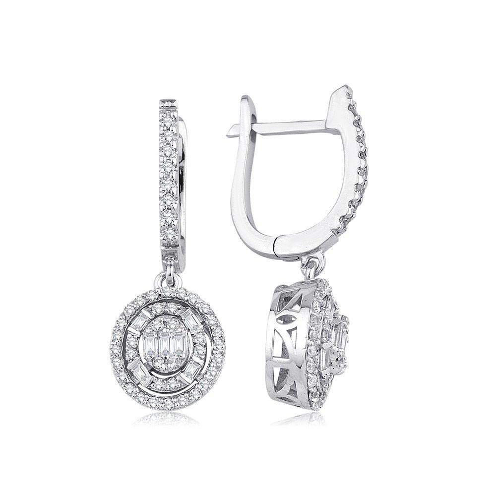 1.50 Karat Oval Baget Takı Seti