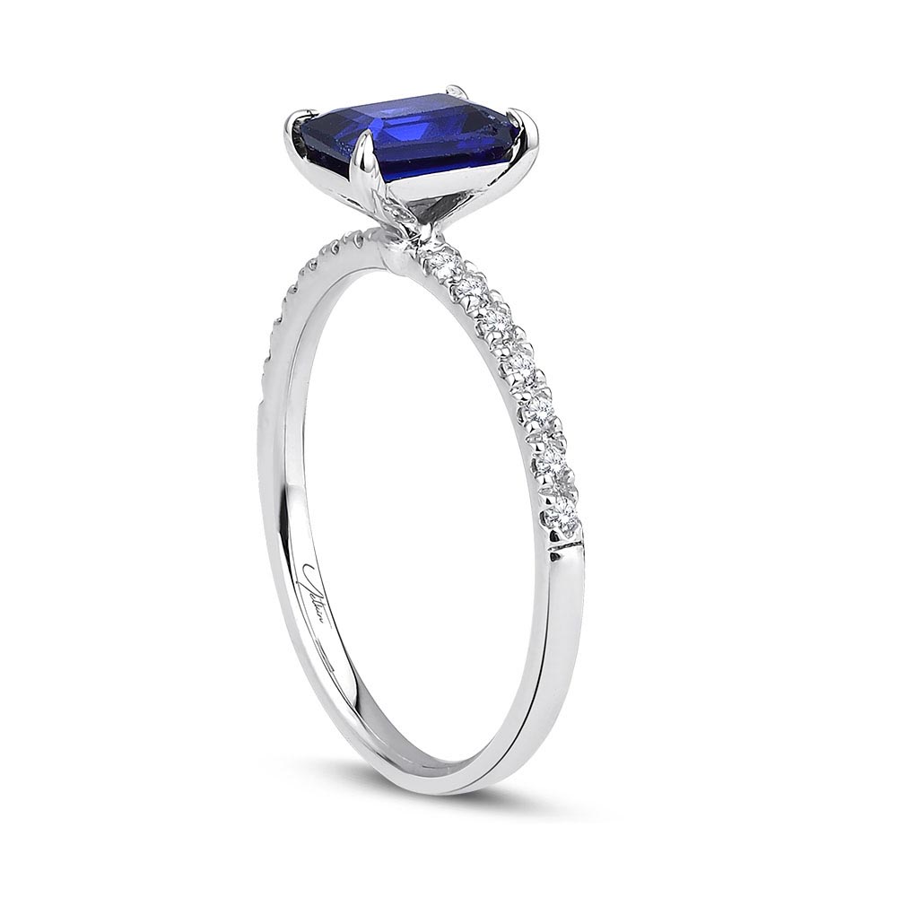 1.40 Karat Safir Pırlanta Yüzük