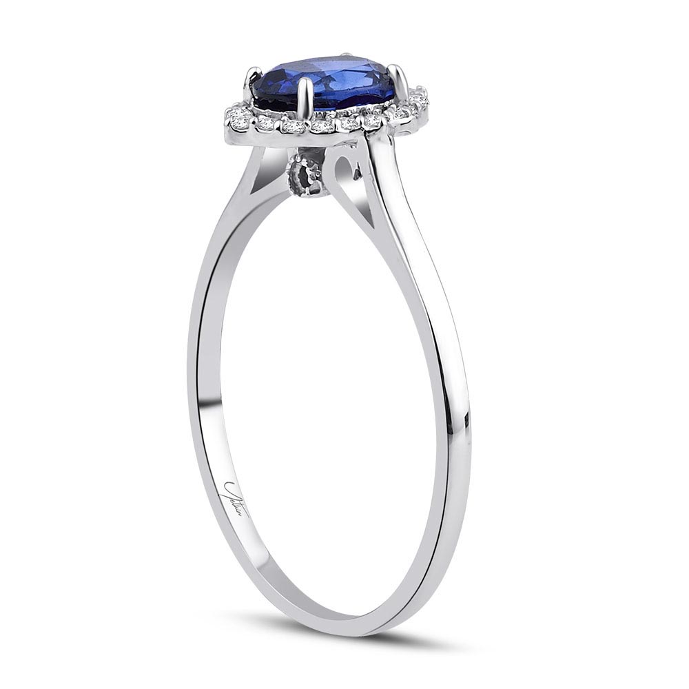 1.00 Karat Safir Pırlanta Yüzük