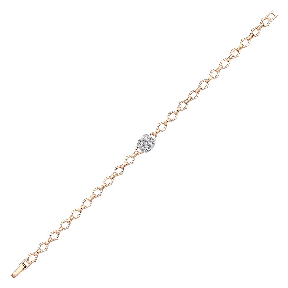 0.26 Karat Pırlanta Coronet Bileklik