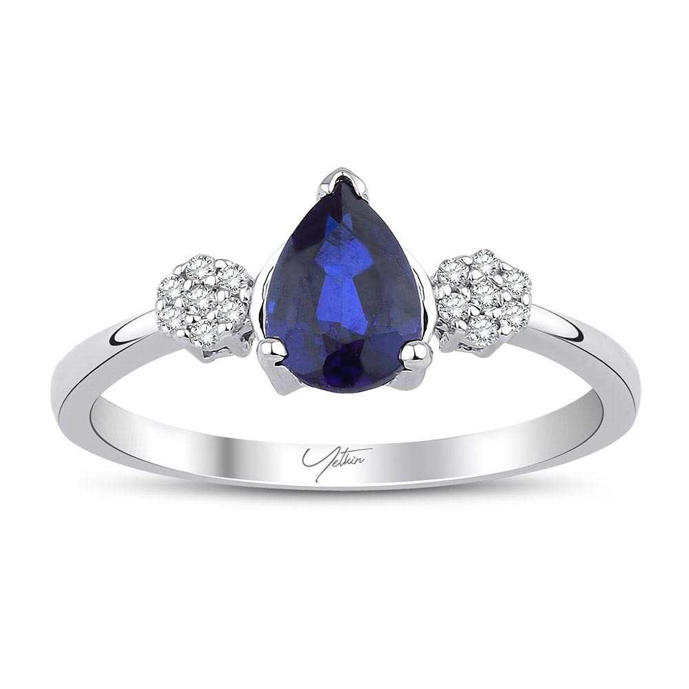 1.20 Karat Safir Pırlanta Yüzük