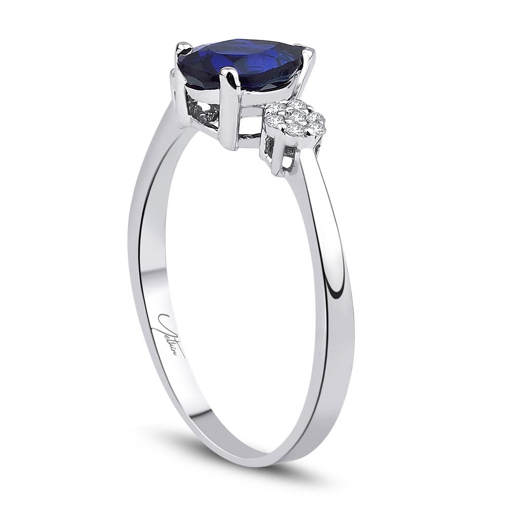 1.20 Karat Safir Pırlanta Yüzük