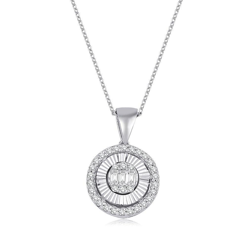 0.80 Karat Baget Pırlanta Set