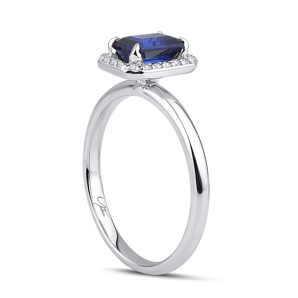 1.10 Karat Safir Pırlanta Yüzük