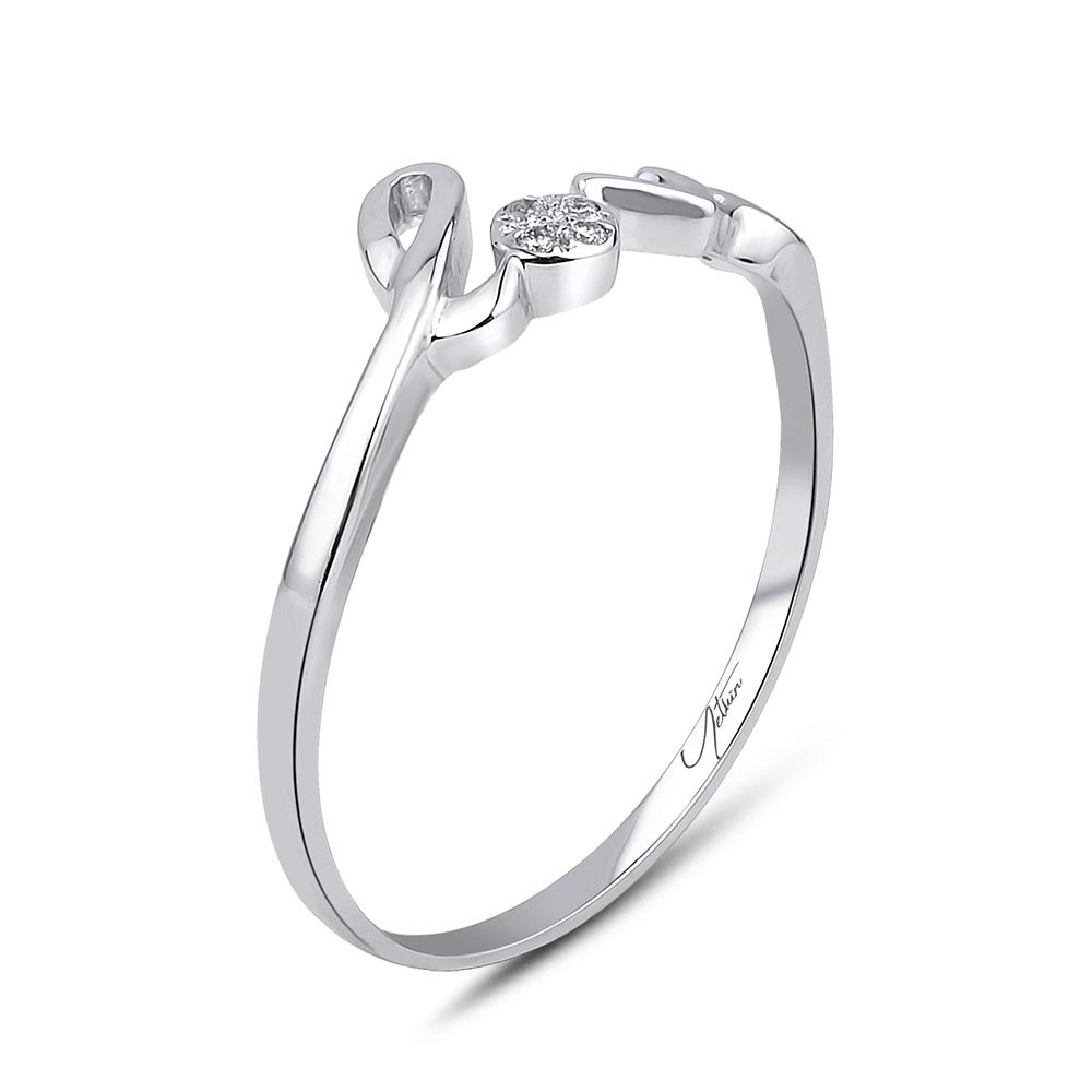 0.02 Karat Pırlanta Love Yüzük
