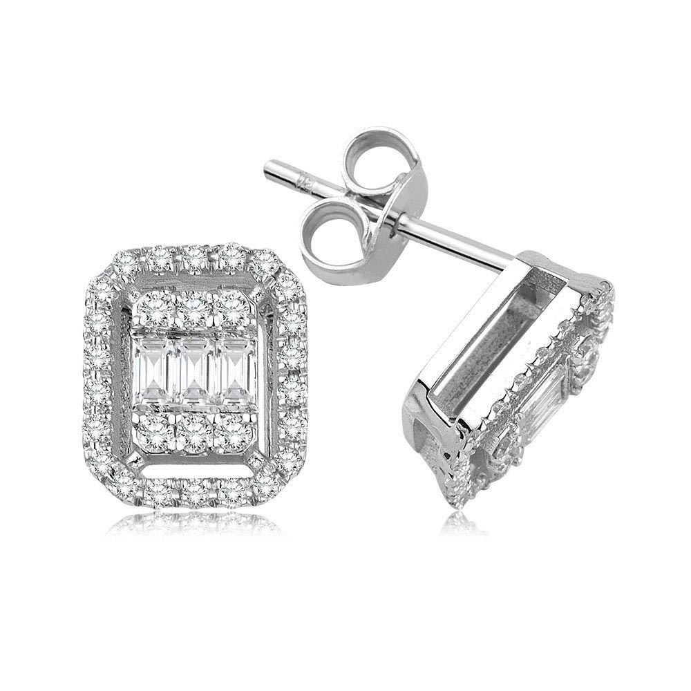 1.20 Karat Baget Pırlanta Set