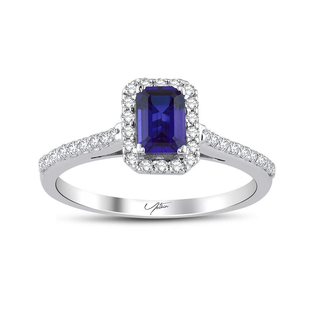 1.00 Karat Safir Pırlanta Yüzük