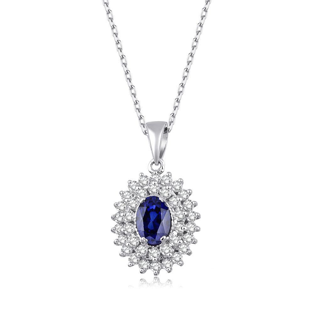 4.94 Karat Safir Pırlanta Set