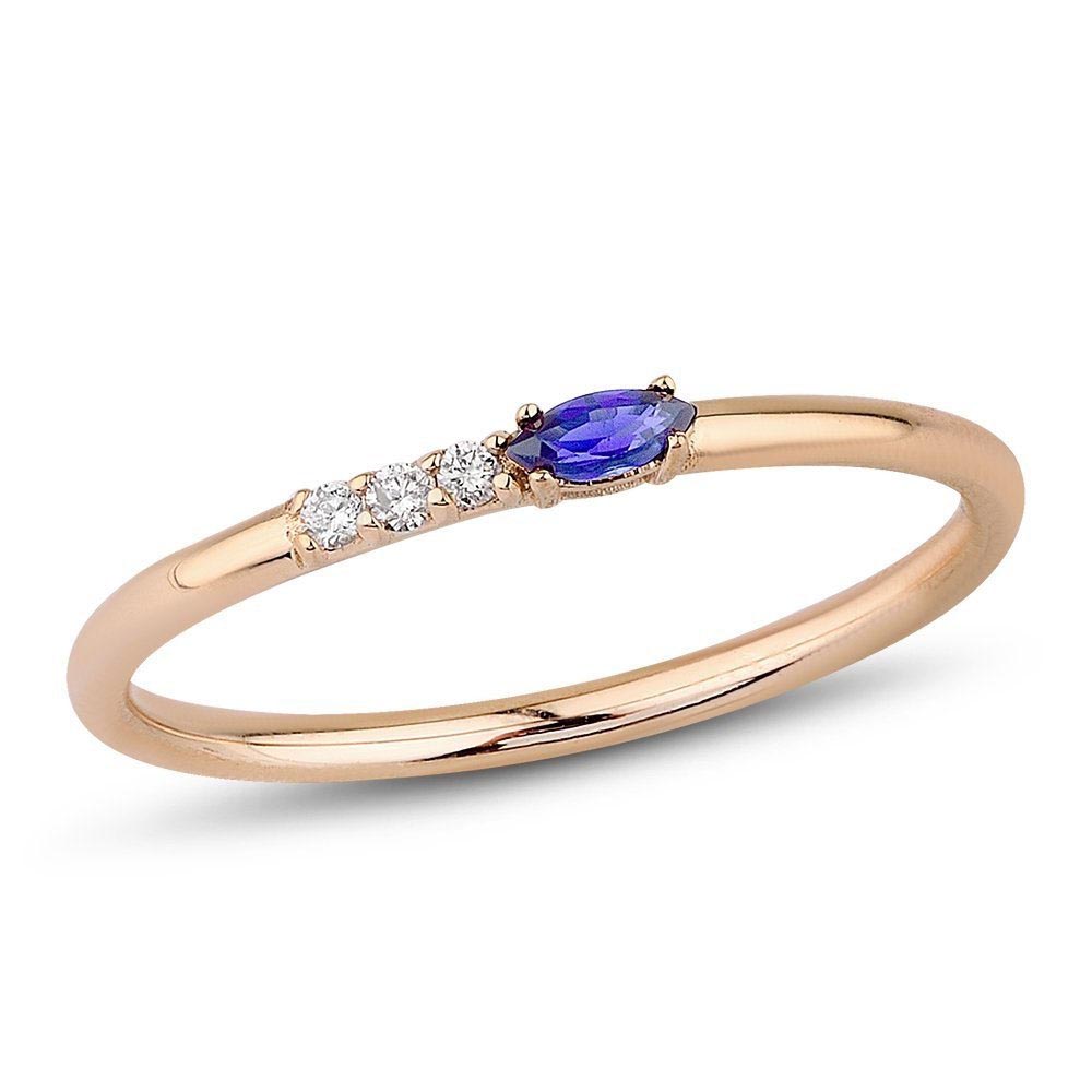 0.15 Karat Safir Pırlanta Yüzük