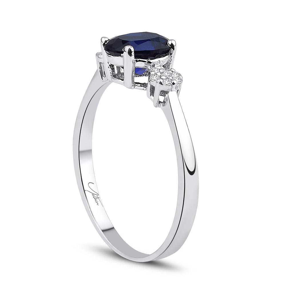 1.15 Karat Safir Pırlanta Yüzük