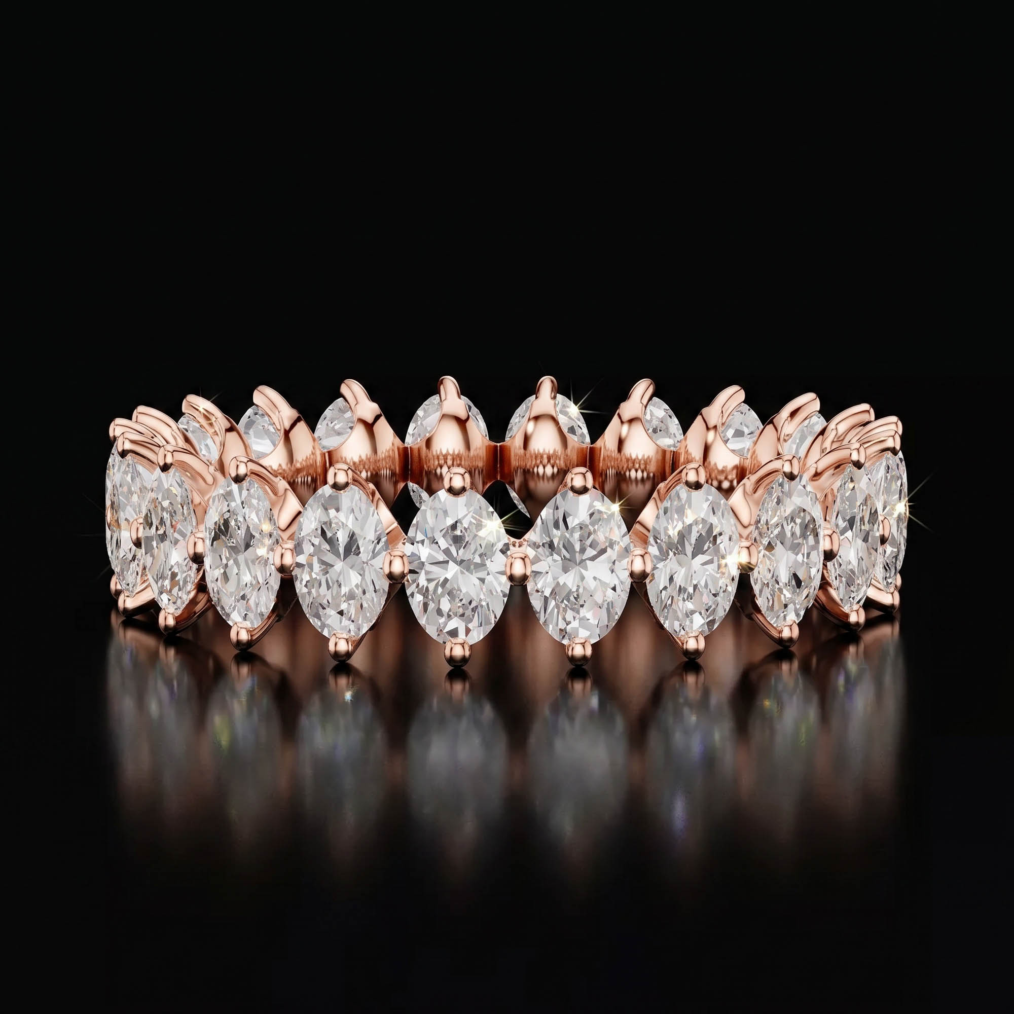 Aura 1,66 Karat Dikey Oval Kesim Tamtur Yüzük