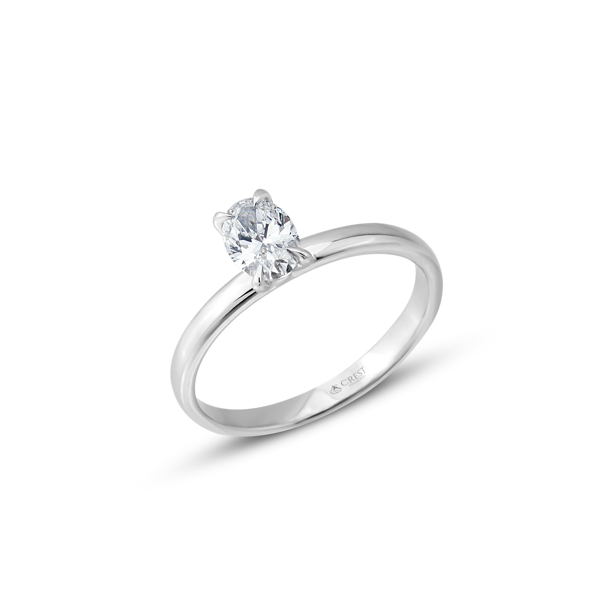 0.60 Karat Oval Pençe Model Yüzük