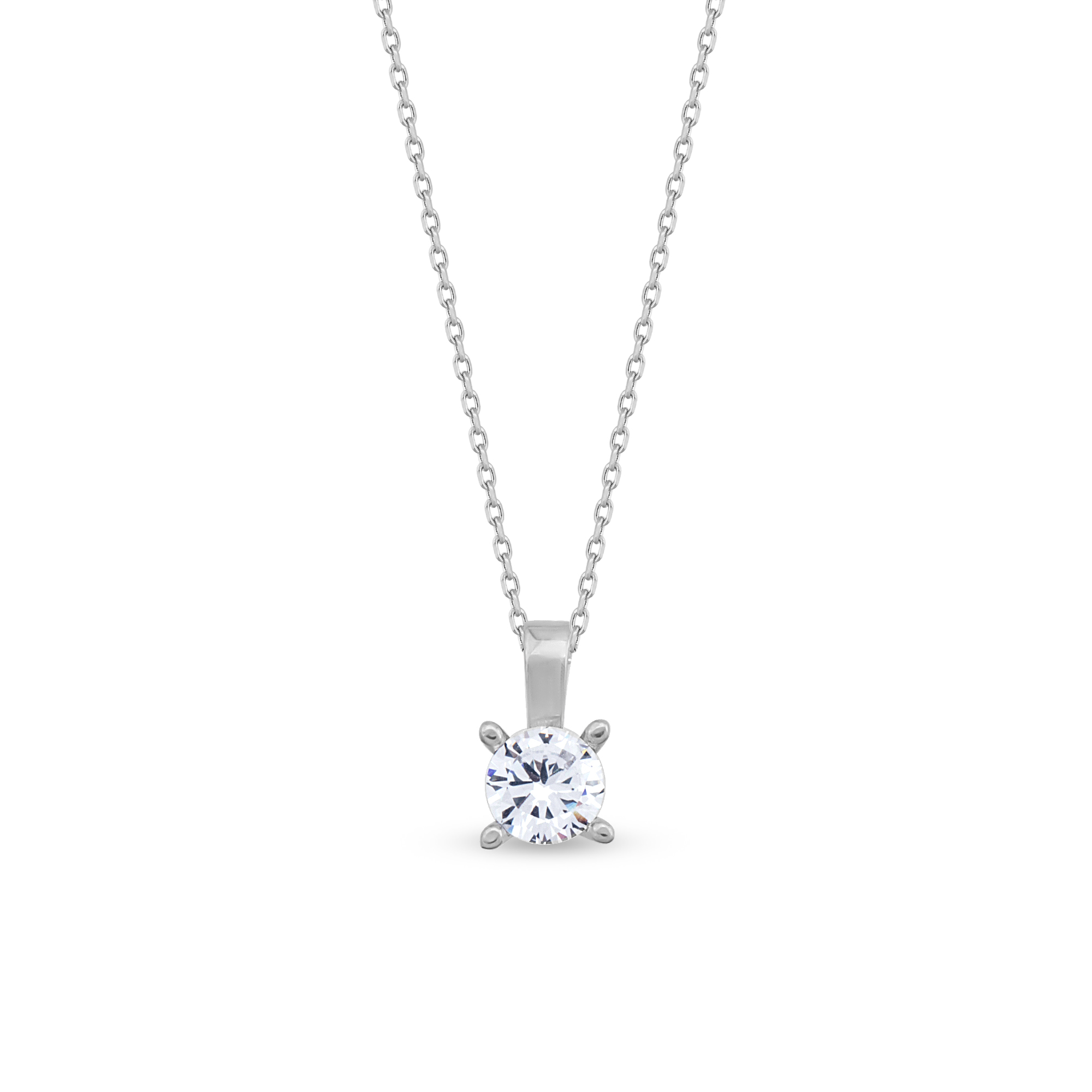 1.00 Ct Tektaş Kolye