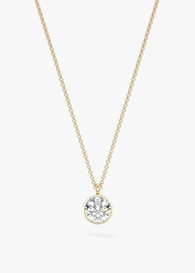 1.00 Karat Tektaş Kolye